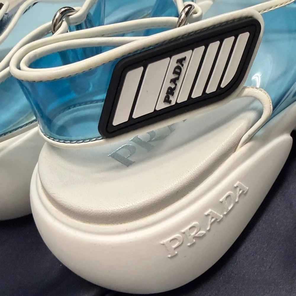 Prada Cloudbust PVC Sandals - Picture 8 of 8